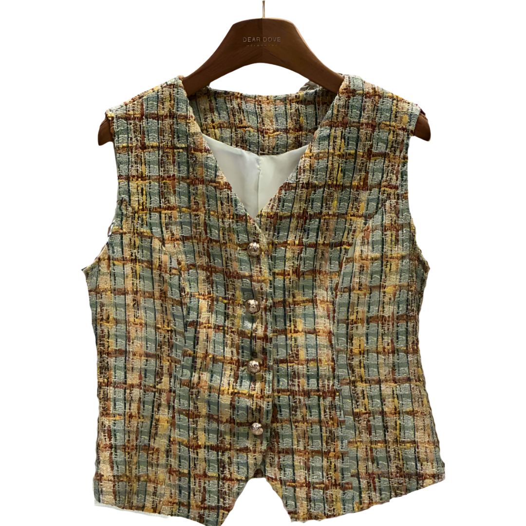 Laura Tweed Vest