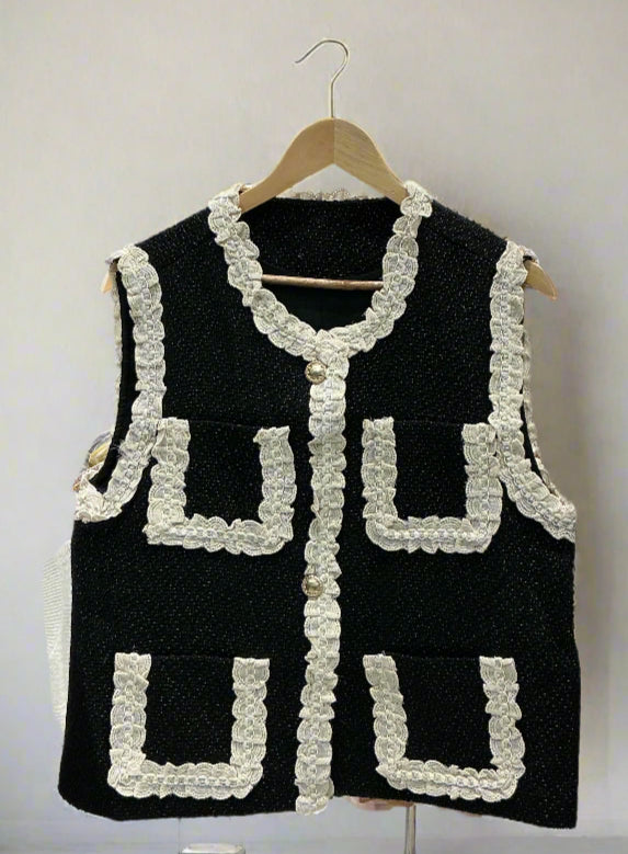 Coco Tweed Vest