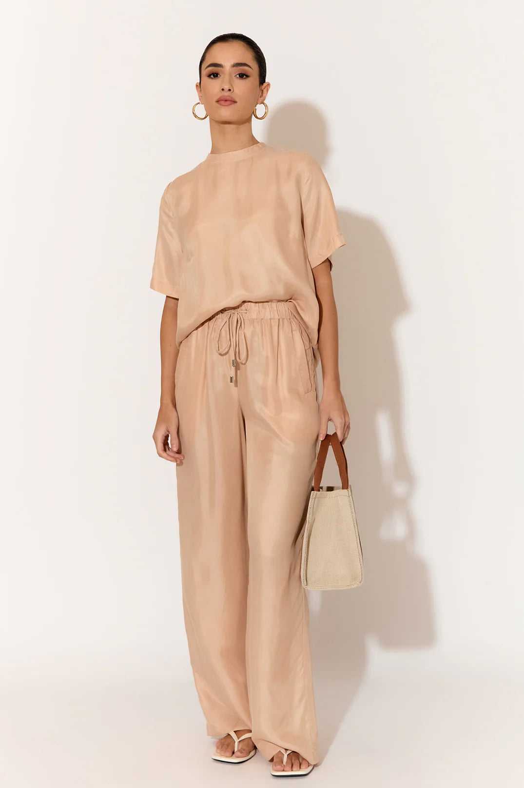 Kelly Cupro Pant (Camel)