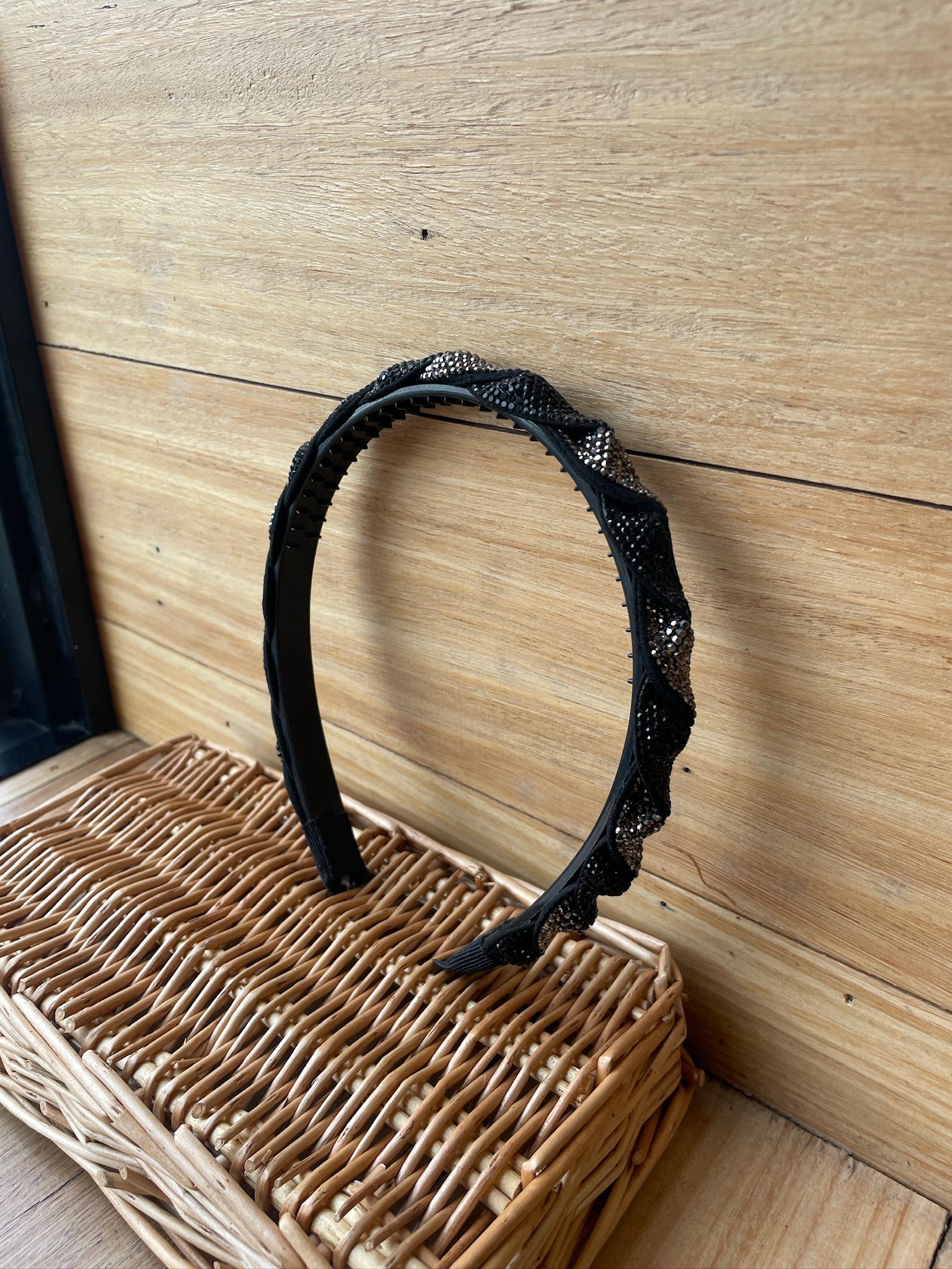 Braided Diamanté Headband