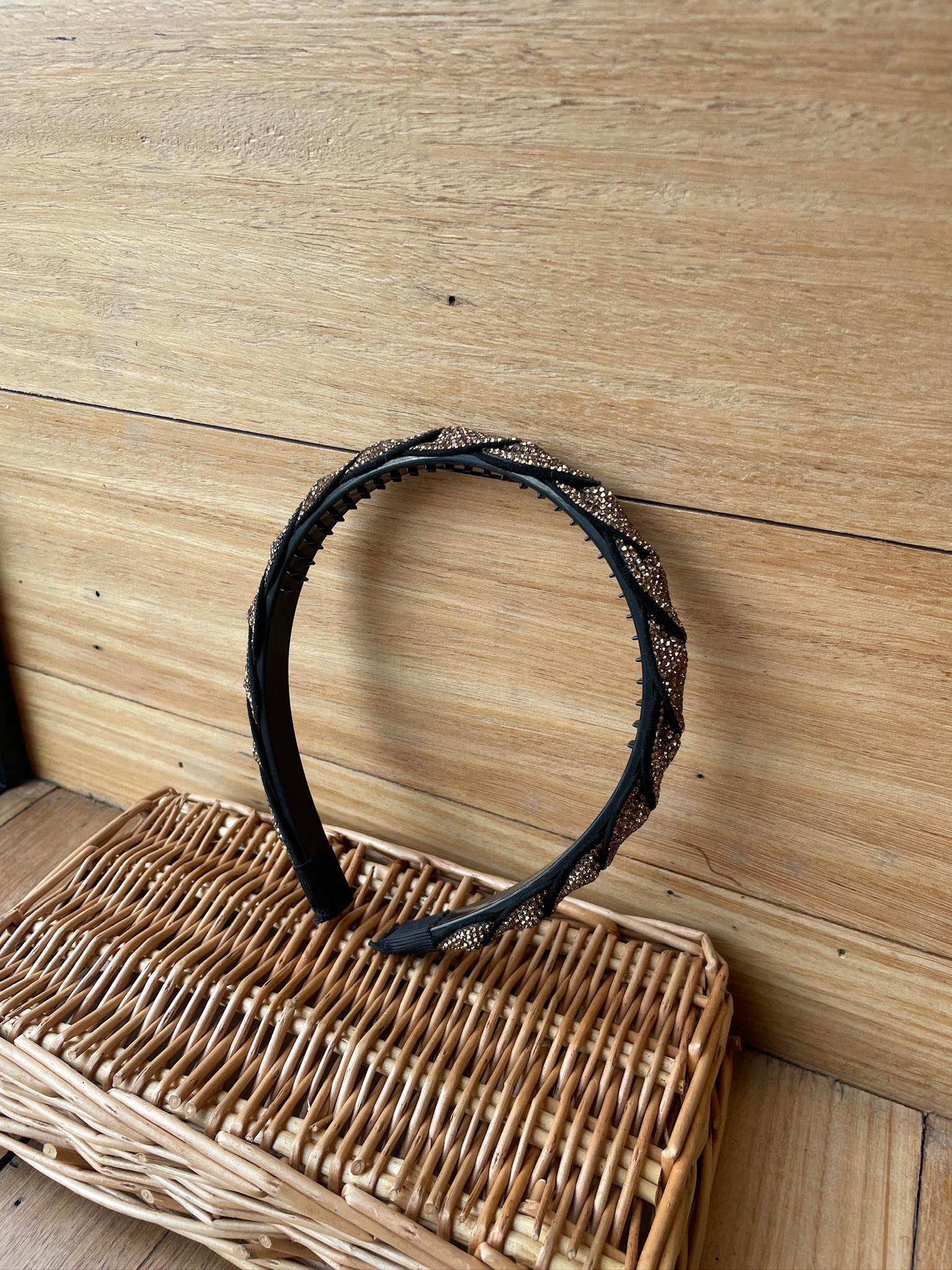 Braided Diamanté Headband