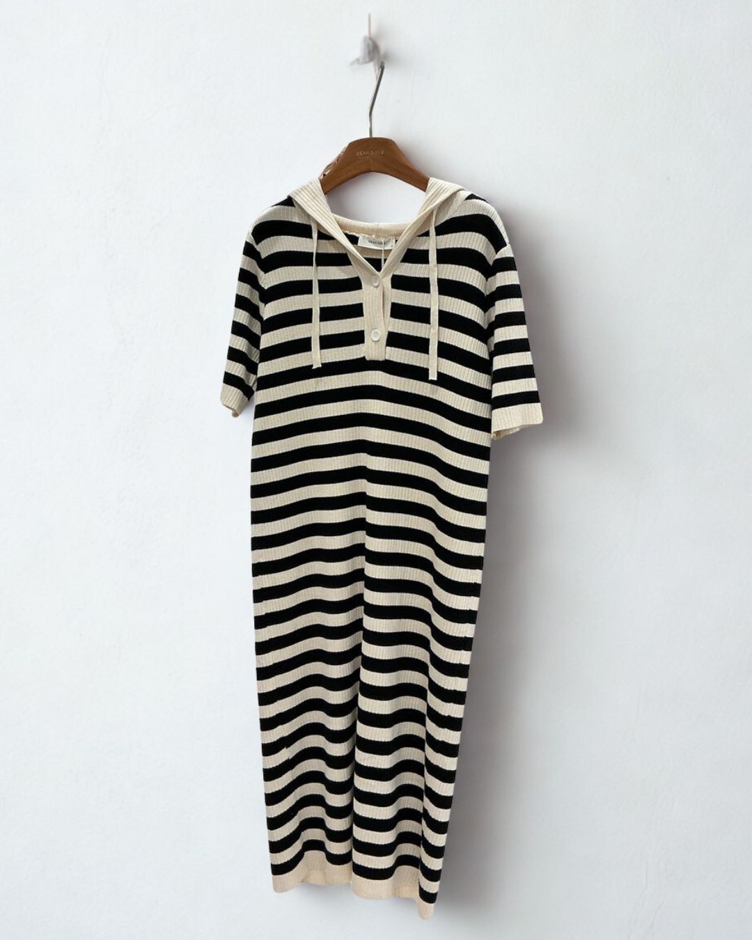 Elena Striped Knit Dress