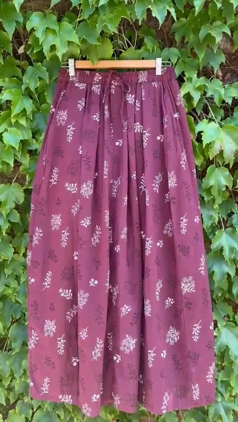 Hannah Cotton Maxi Skirt
