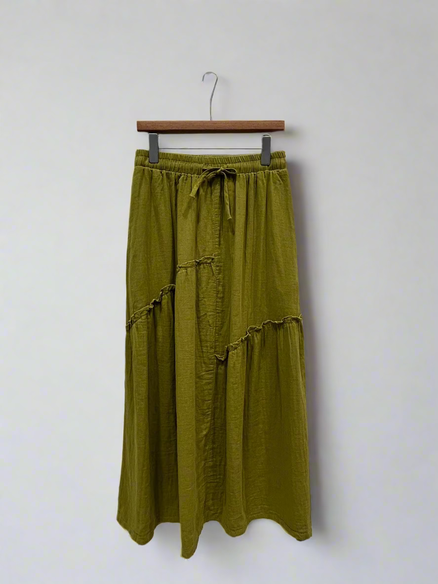 Aubrey Cotton Maxi Skirt
