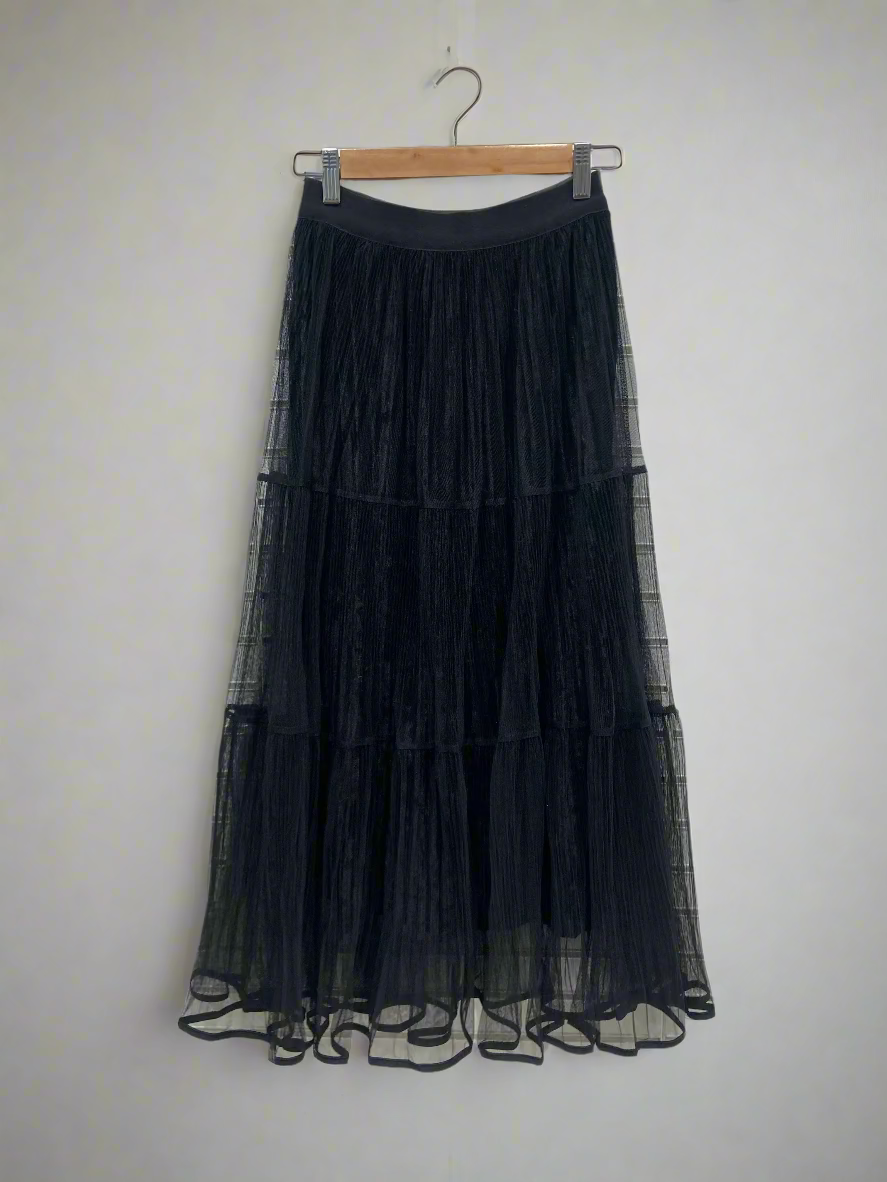 Beatrice Velvet Tulle Skirt