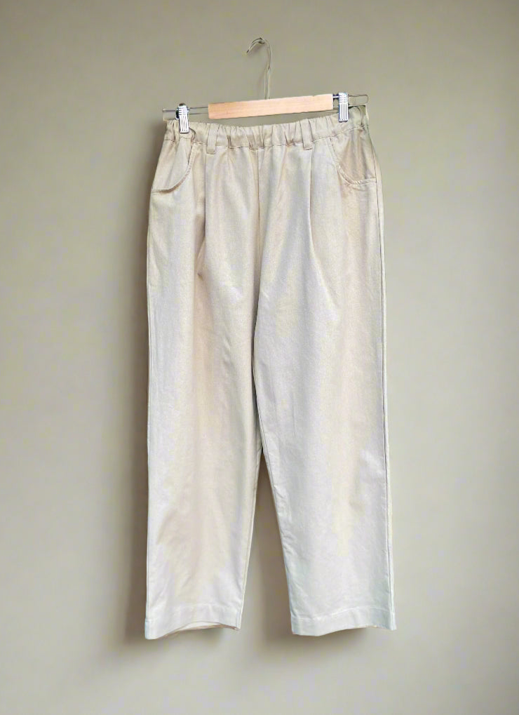 Premium Cotton Pants - Beige