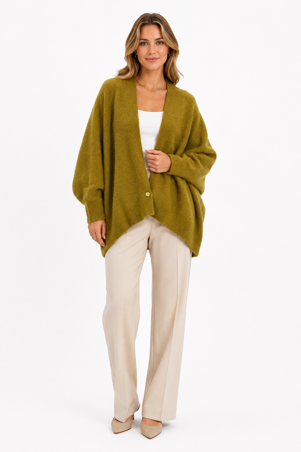 Angora Knit Cardigan