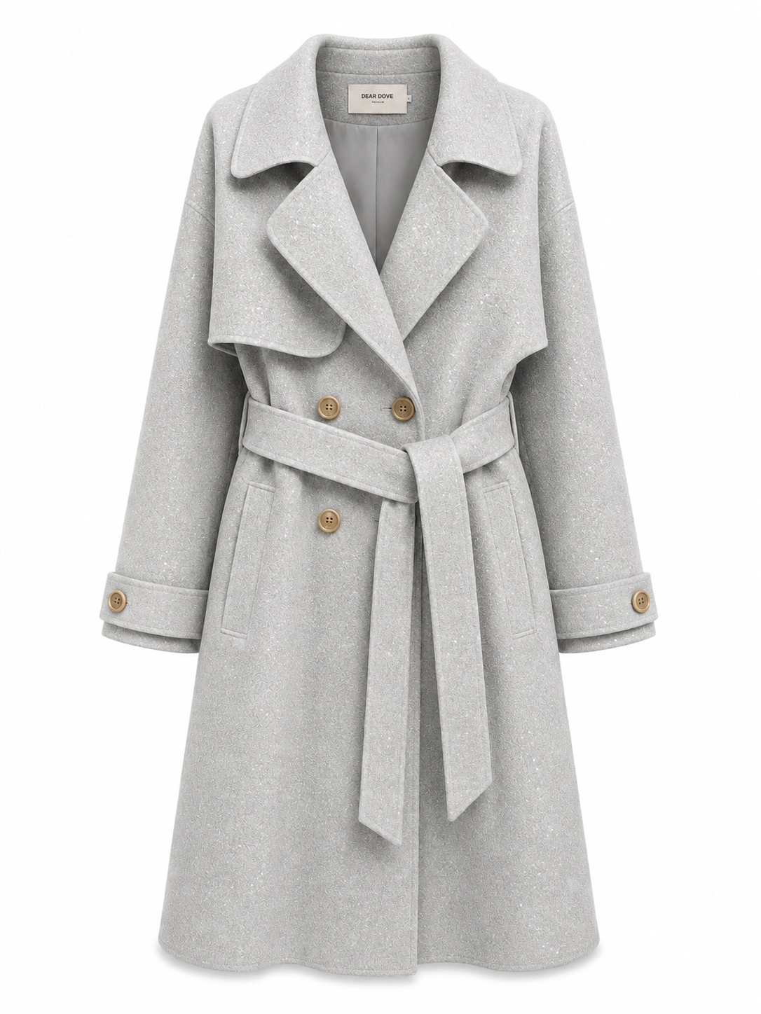 Sparkle Double Breasted Coat