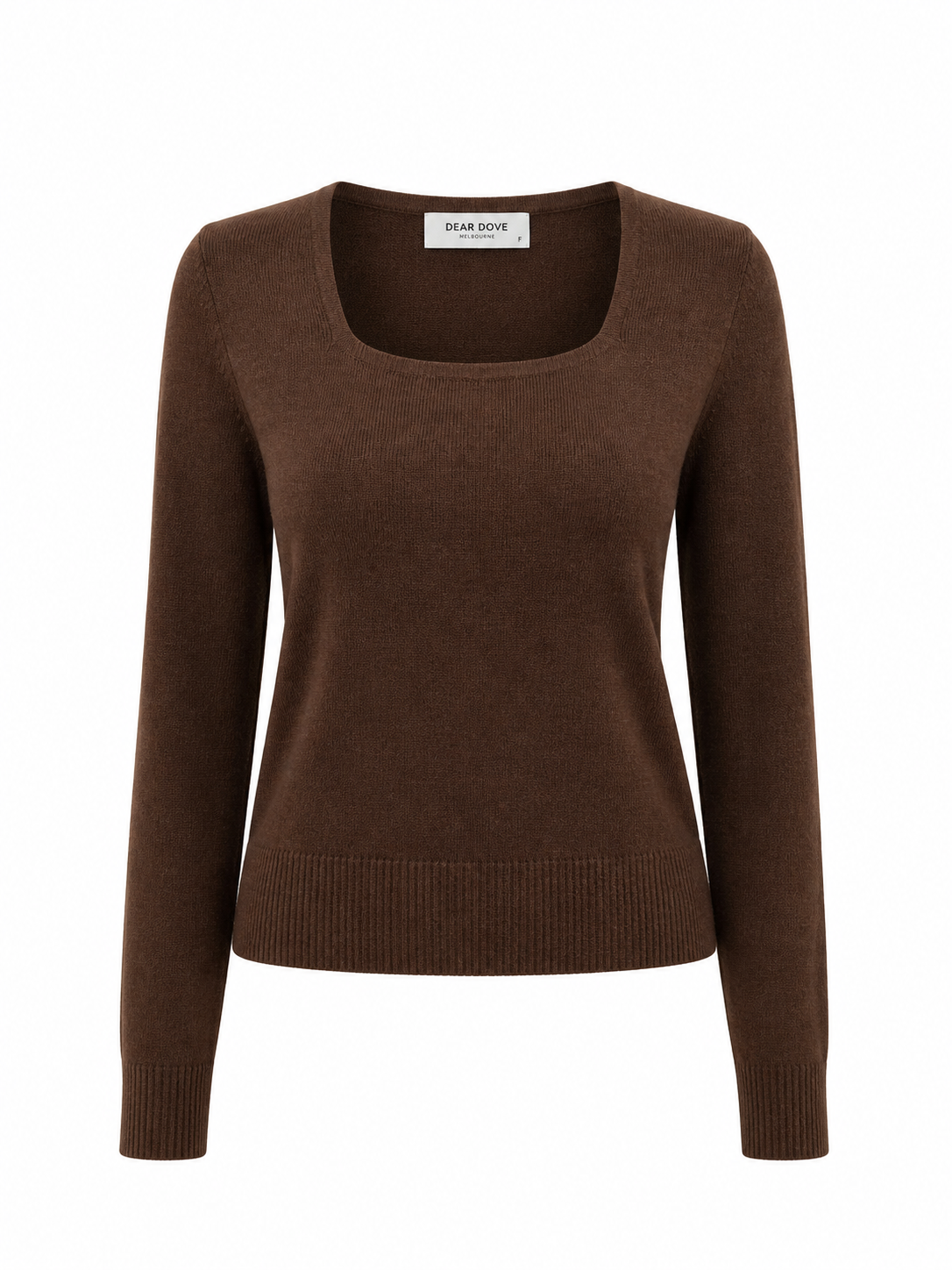 May Square Neck Knit Top