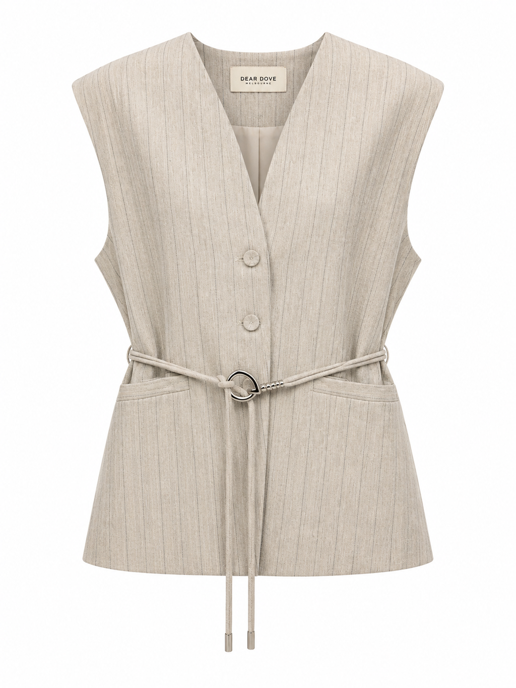 Autumn Beauty Striped Vest and Trousers Set