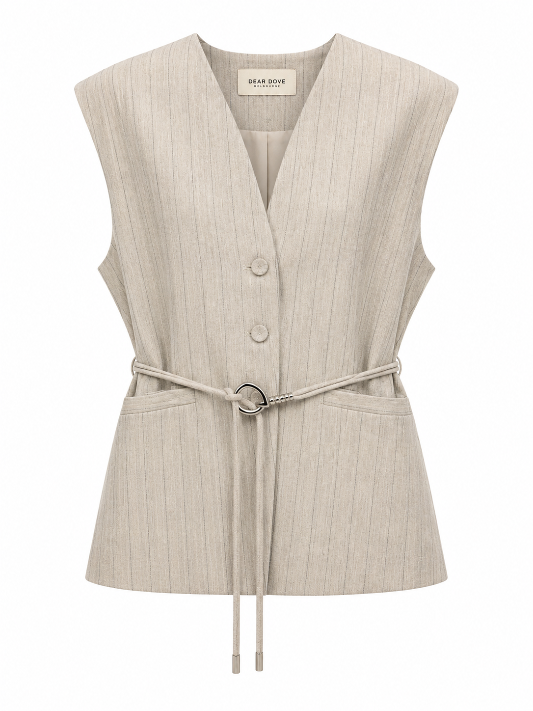 Autumn Beauty Striped Vest and Trousers Set