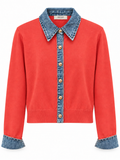 Spring Denim Knit Shirt