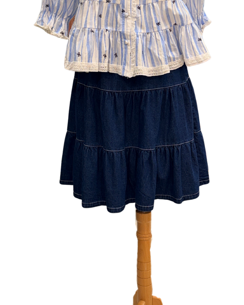 Denim Midi Skirt
