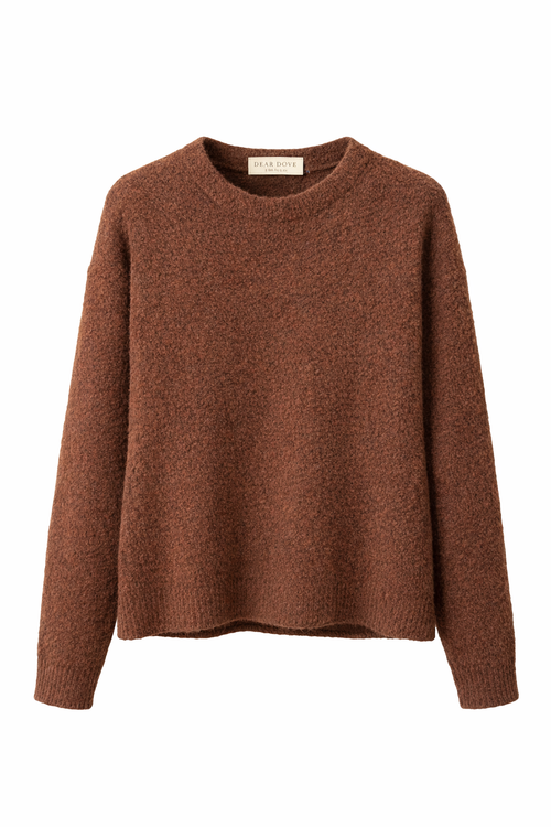 Amira Wool Jumper Set with Scarf