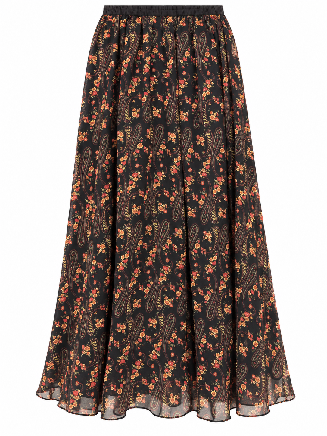 Paisley Chiffon Skirt