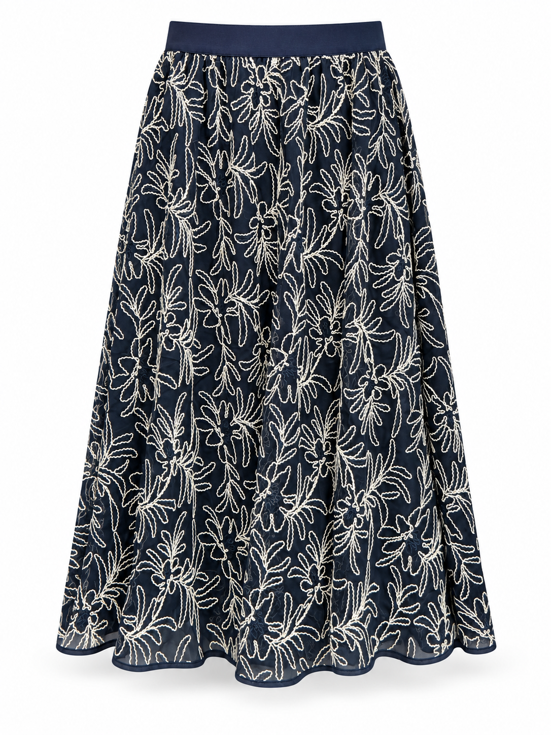 Margaret Embroidered Tulle Skirt
