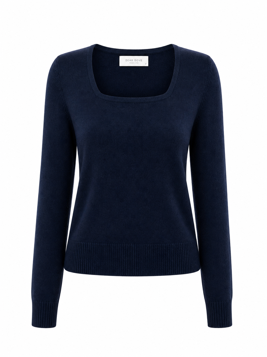 May Square Neck Knit Top