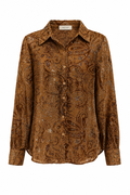 Jada Silk Velvet Shirt
