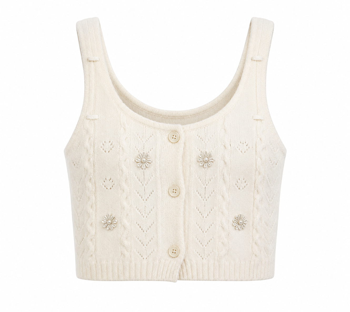 Daisy Knit Vest