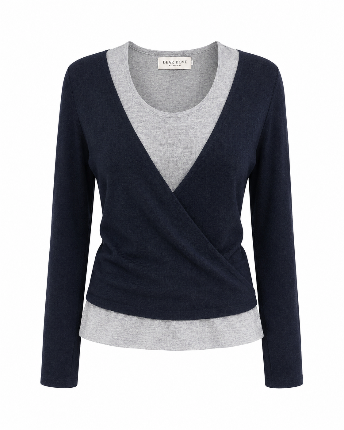 Halter Neck Wrap Knit Top