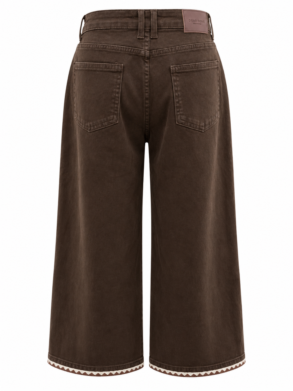 Juliette brown straight Mid rise pant