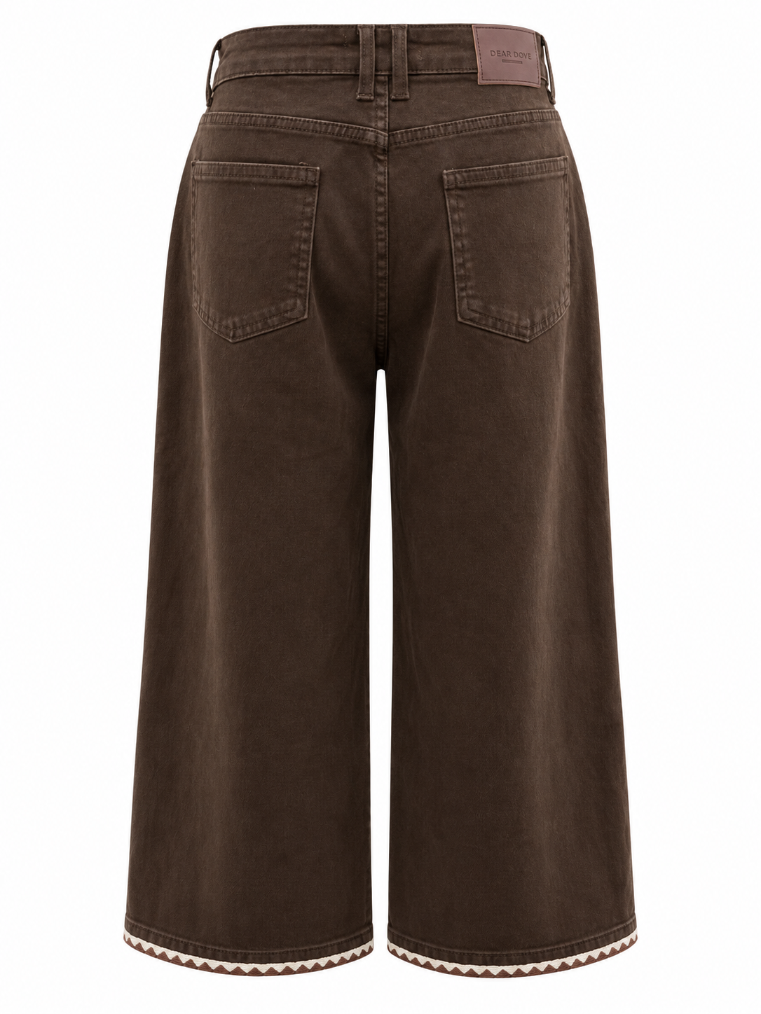 Juliette brown straight Mid rise pant