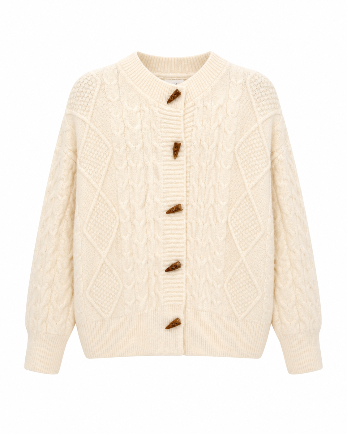 Cherry Cable Knit Cardigan