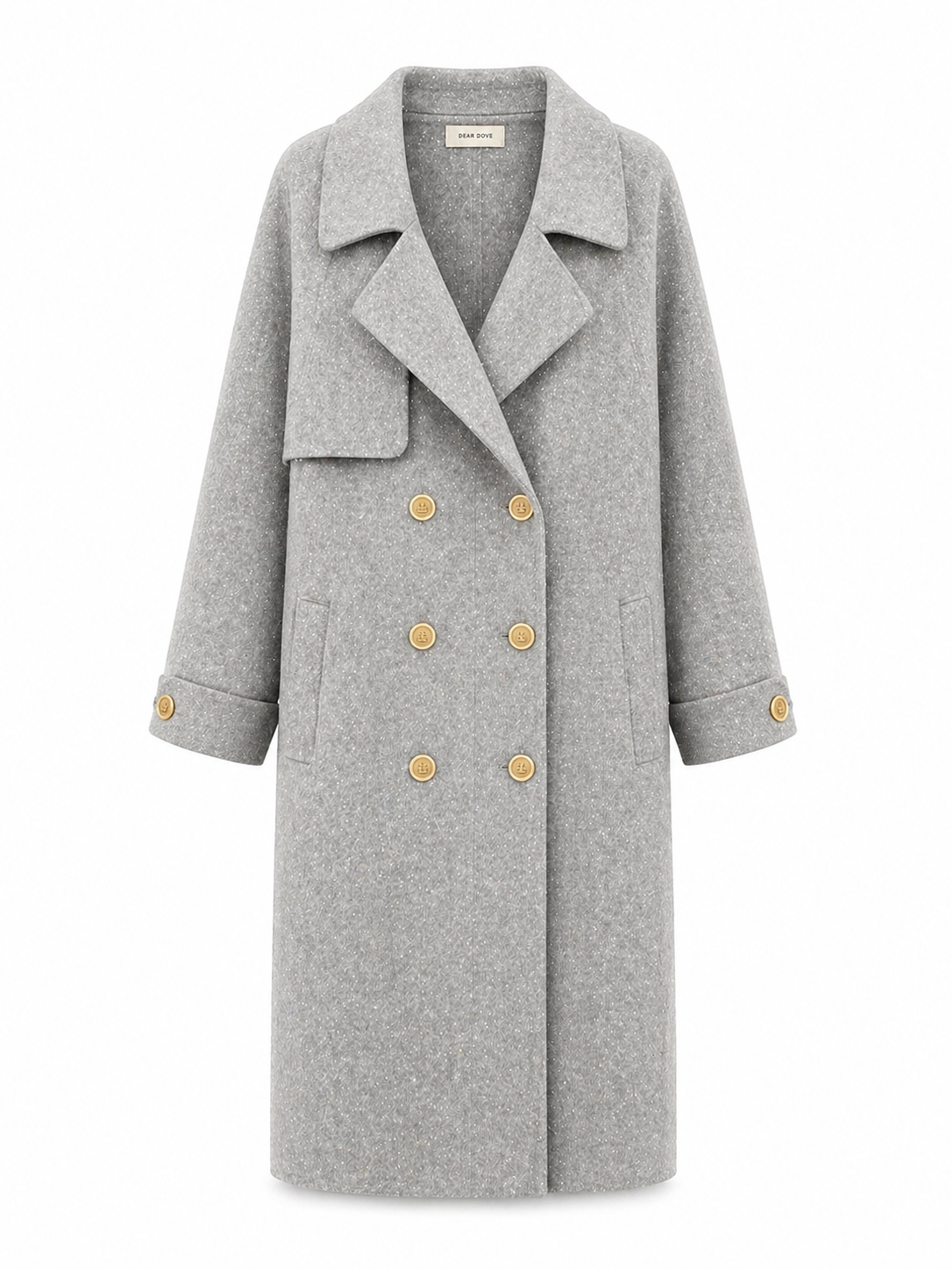 Sparkle Double Breasted Coat