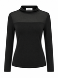 Fleece Lined Mesh Top