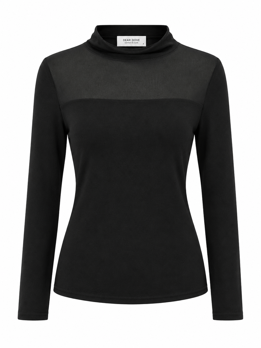 Fleece Lined Mesh Top