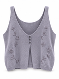 Lavender Knit Vest