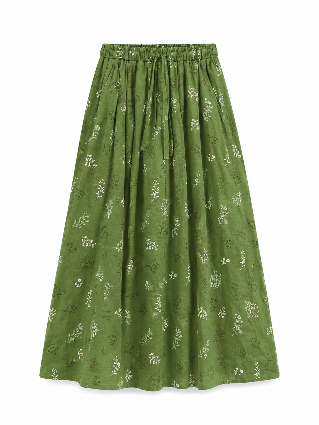 Hannah Cotton Floral Maxi Skirt