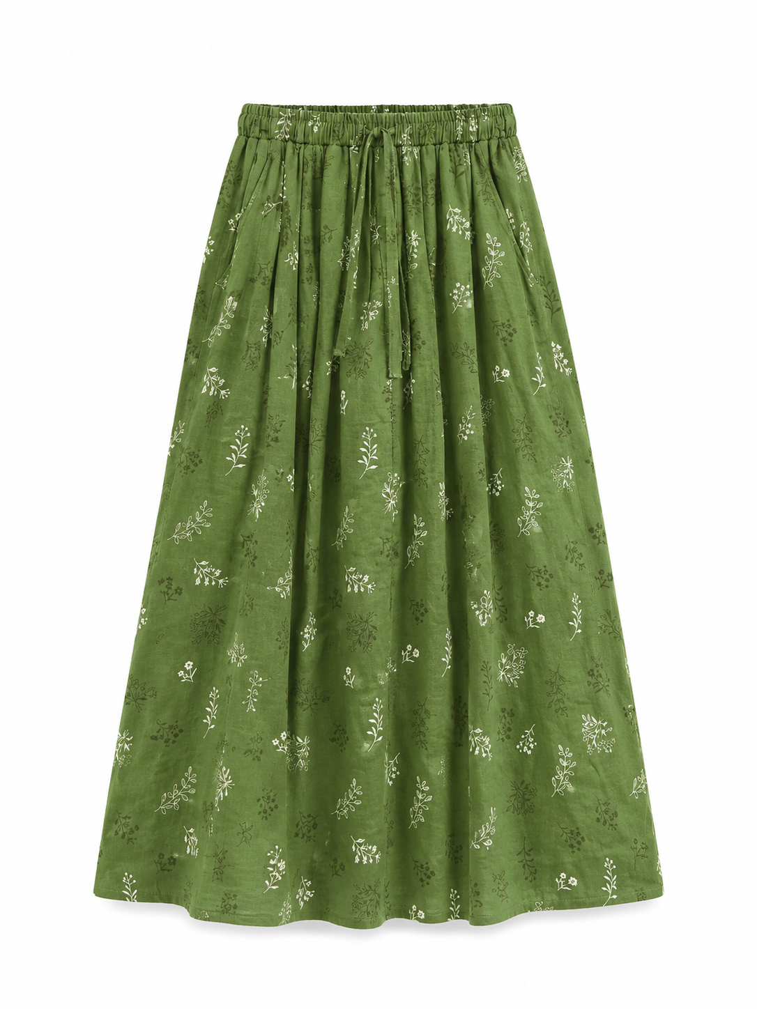 Hannah Cotton Floral Maxi Skirt