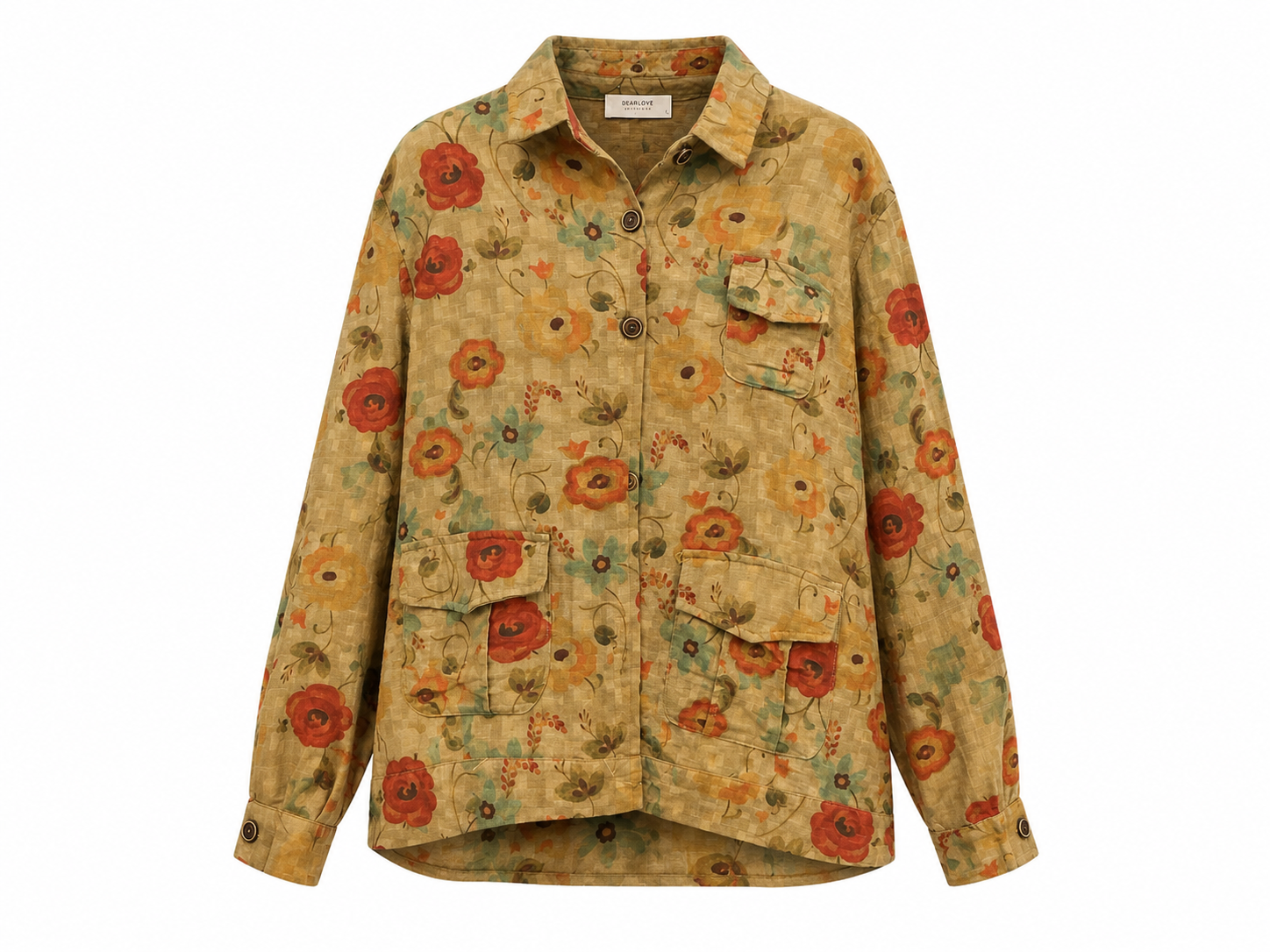 Genevieve Floral Cotton Shirt
