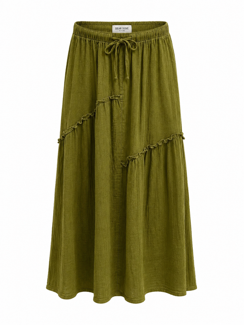 Aubrey Cotton Maxi Skirt