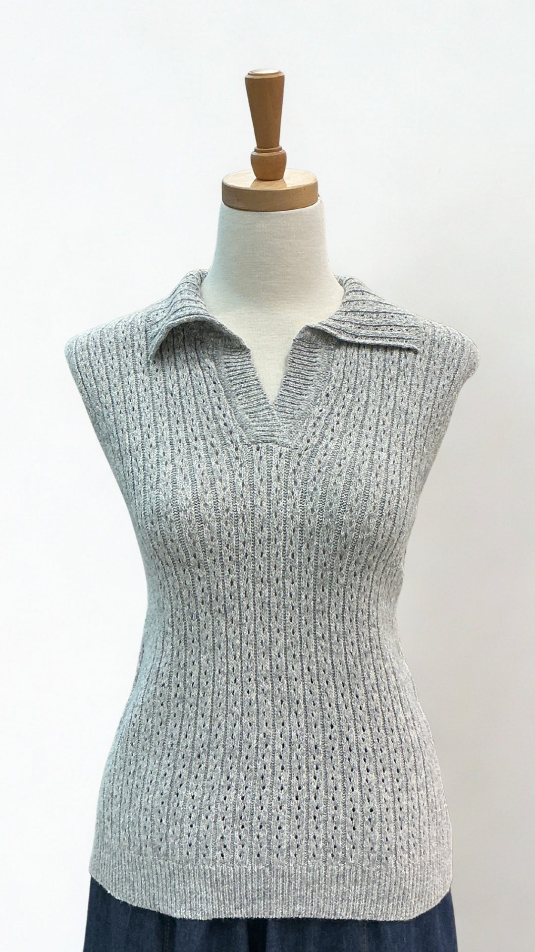 Simone Lace Sleeveless Knit Top