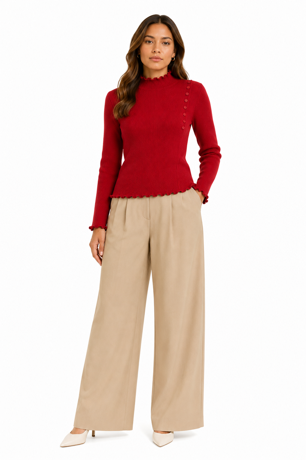 Button Up Fleece Mockneck