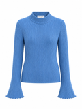 Bell Sleeve Knit Turtleneck