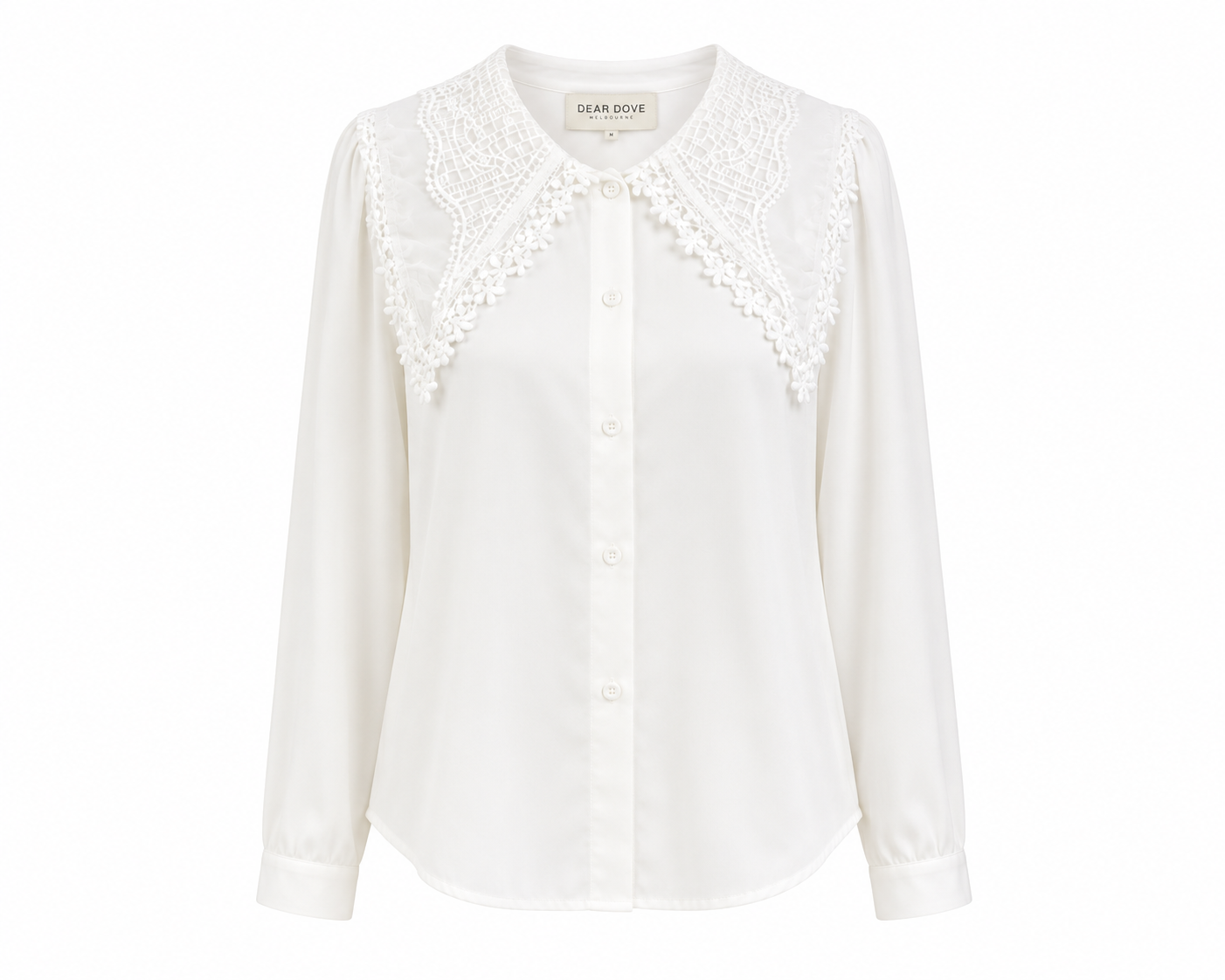 Lace Collared Shirt