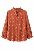 Maura Floral Cotton Blouse