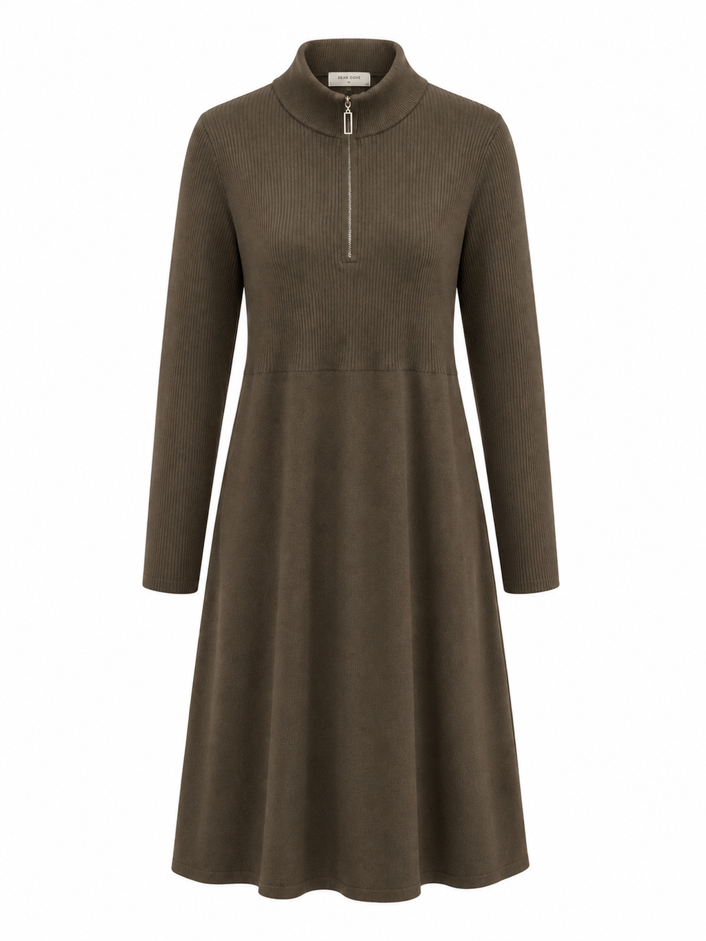 Zip Knit Dress