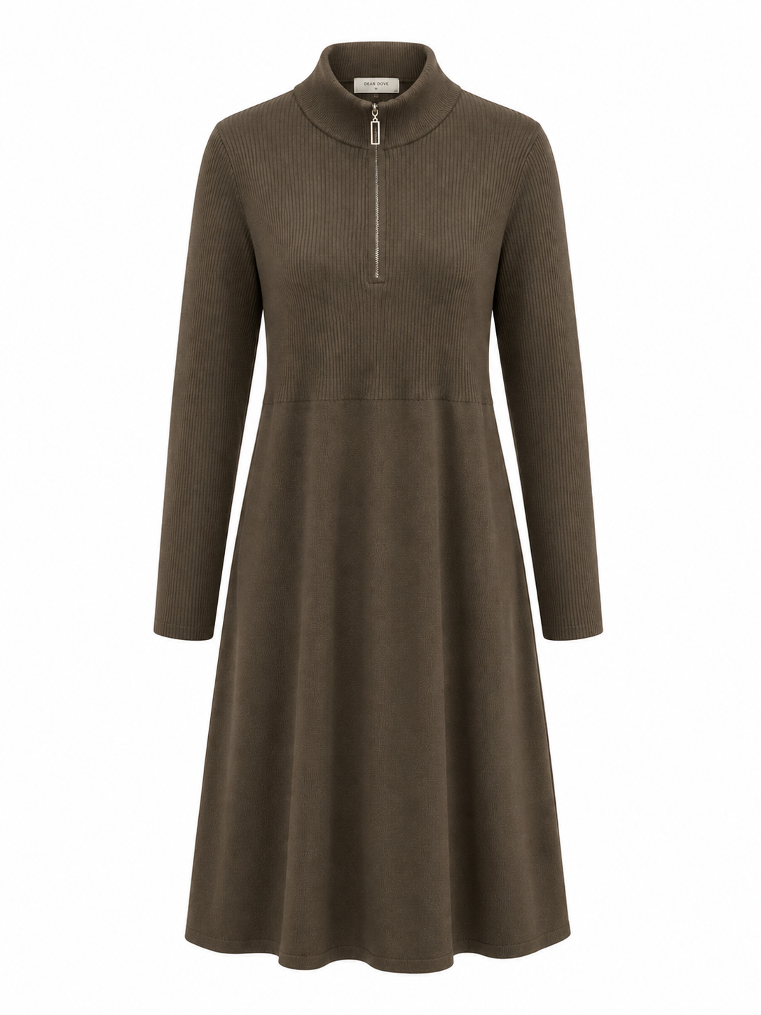 Zip Knit Dress