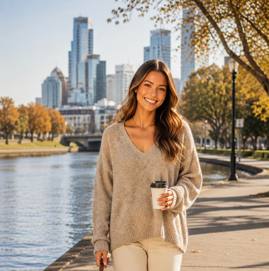 Mocha Knit Jumper