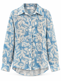Flora Embroidered Sequin Shirt