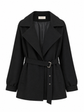 Aurora Trench Coat buttonless with belt