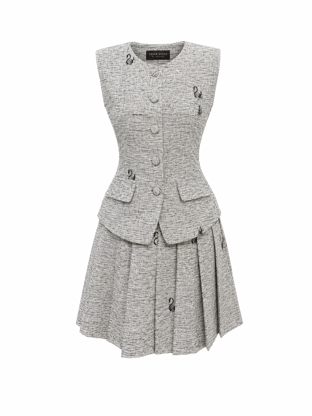 Samantha Vest and Skirt Set