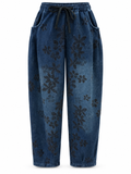 Margot Floral Barrel Jeans
