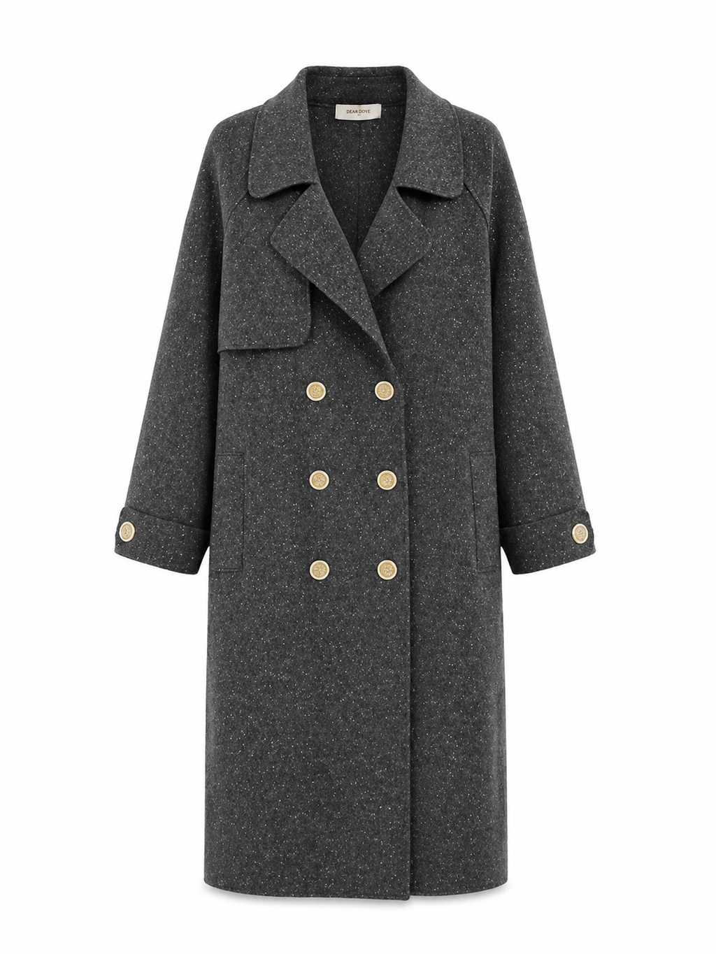 Sparkle Double Breasted Coat