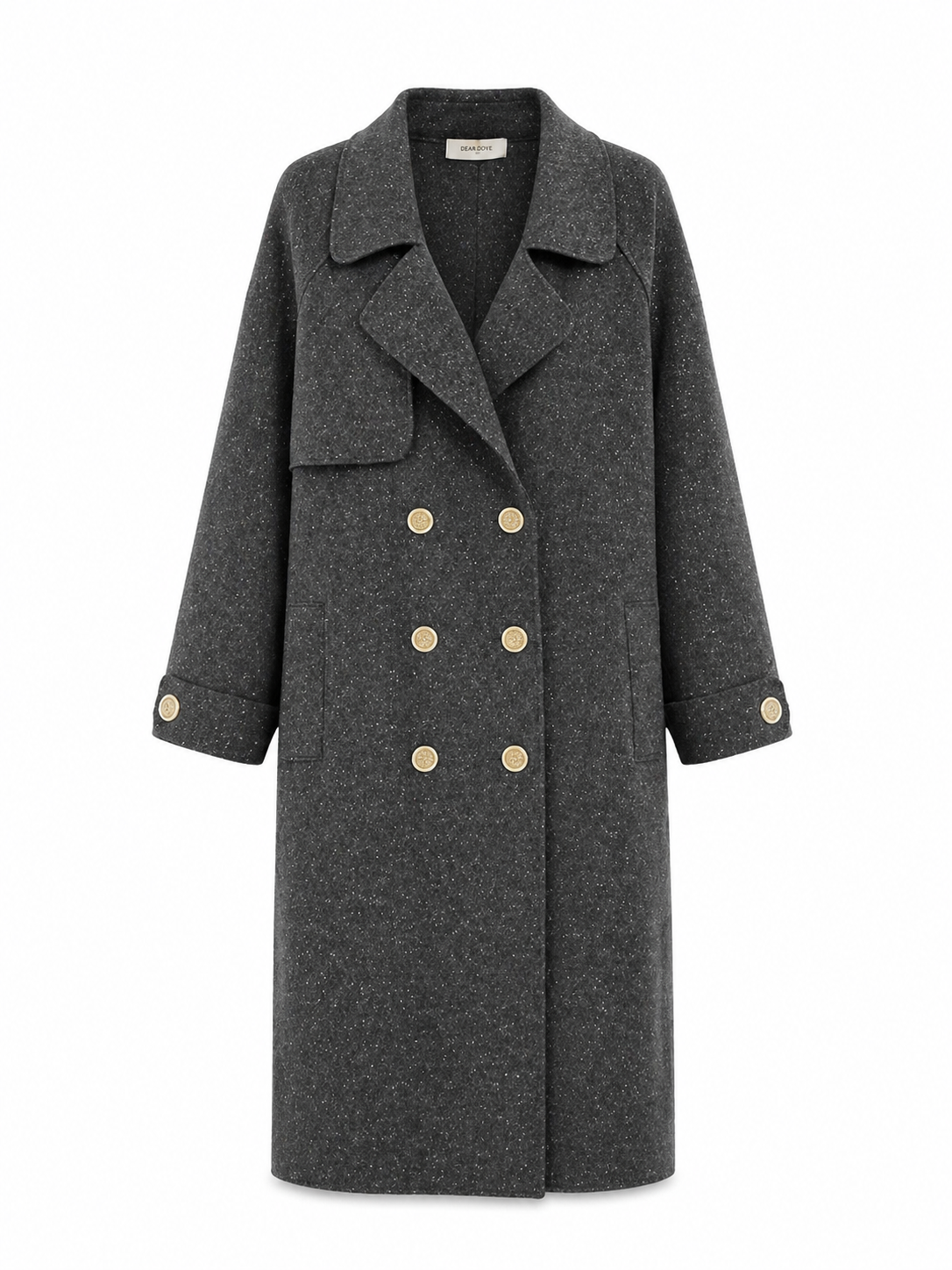 Sparkle Double Breasted Coat