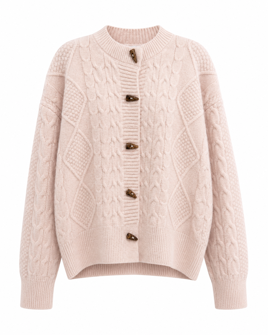 Cherry Cable Knit Cardigan